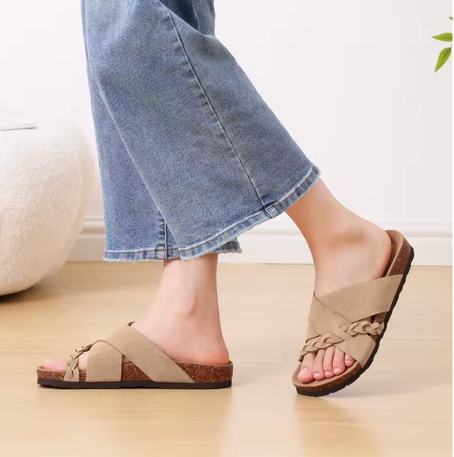 Sandalias Mujer de Corcho Diseño Alessia Comodas