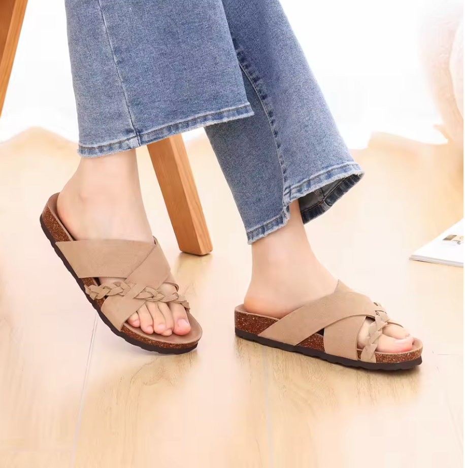 Sandalias Mujer de Corcho Diseño Alessia Comodas