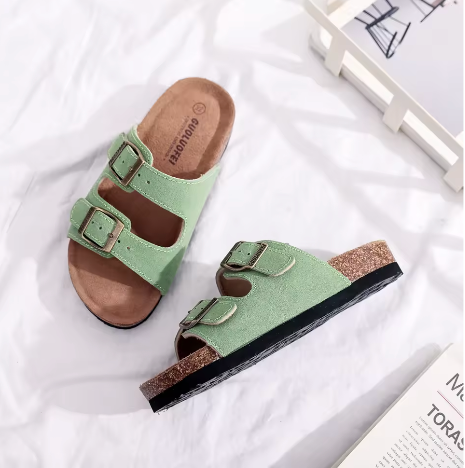 Sandalias Mujer de Corcho Diseño Olivia Comodas
