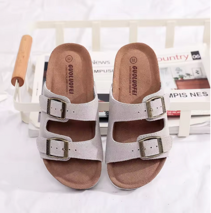 Sandalias Mujer de Corcho Diseño Olivia Comodas