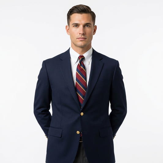 Blazer Hombre con Botones y Solapa Clásica Ajuste Regular - Mavetta