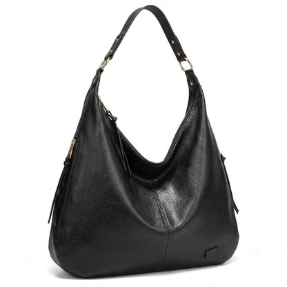 Bolso Hobo Mujer de Cuero Estilo Clásico Hombro