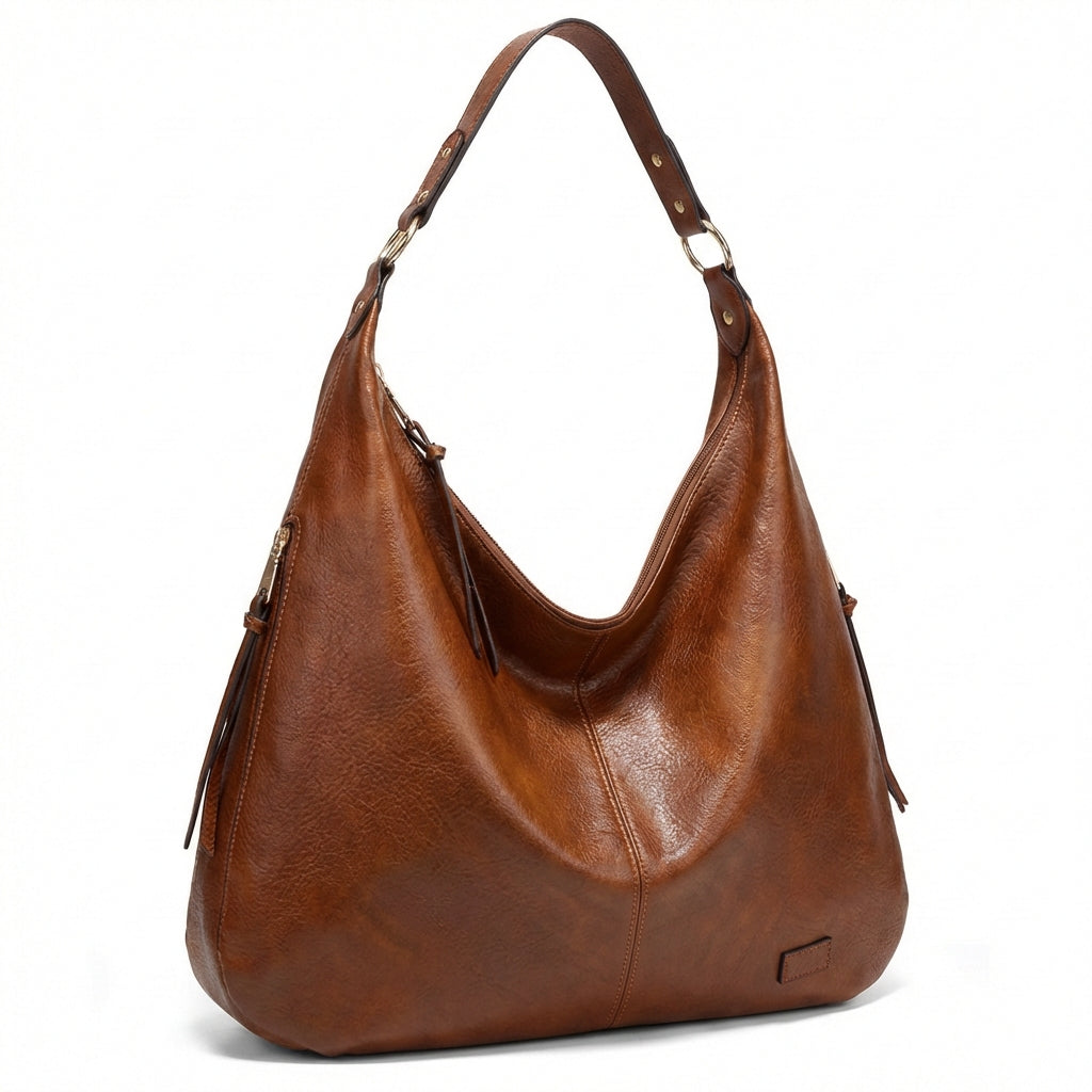 Bolso Hobo Mujer de Cuero Estilo Clásico Hombro - Mavetta