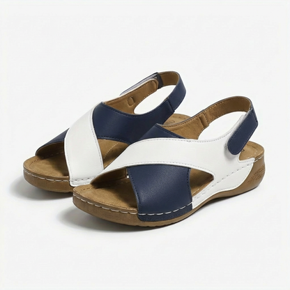 Sandalias Mujer Tiras Cruzadas Suela Plana Casual
