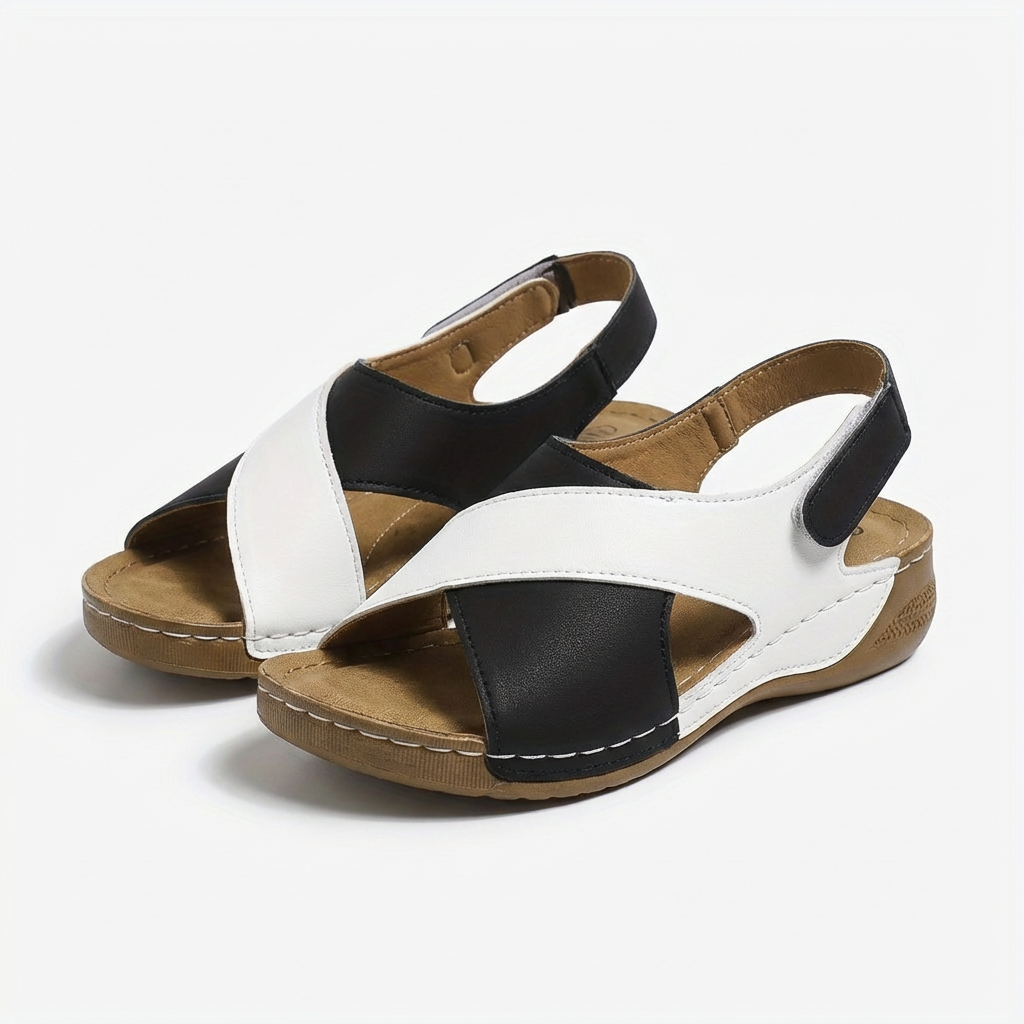 Sandalias Mujer Tiras Cruzadas Suela Plana Casual - Mavetta