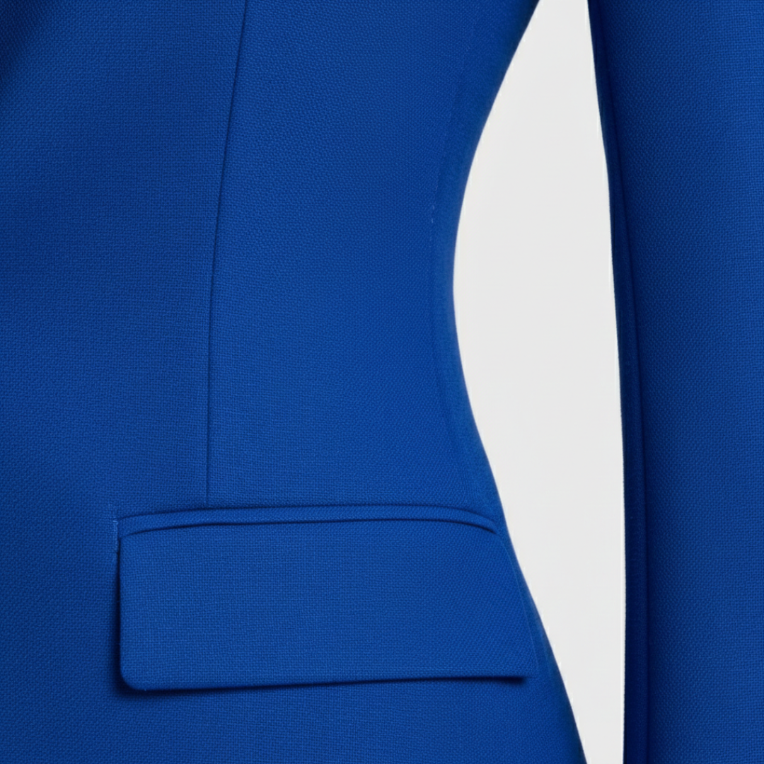 Conjunto Mujer Traje Formal Blazer Estructurado Pantalón Recto
