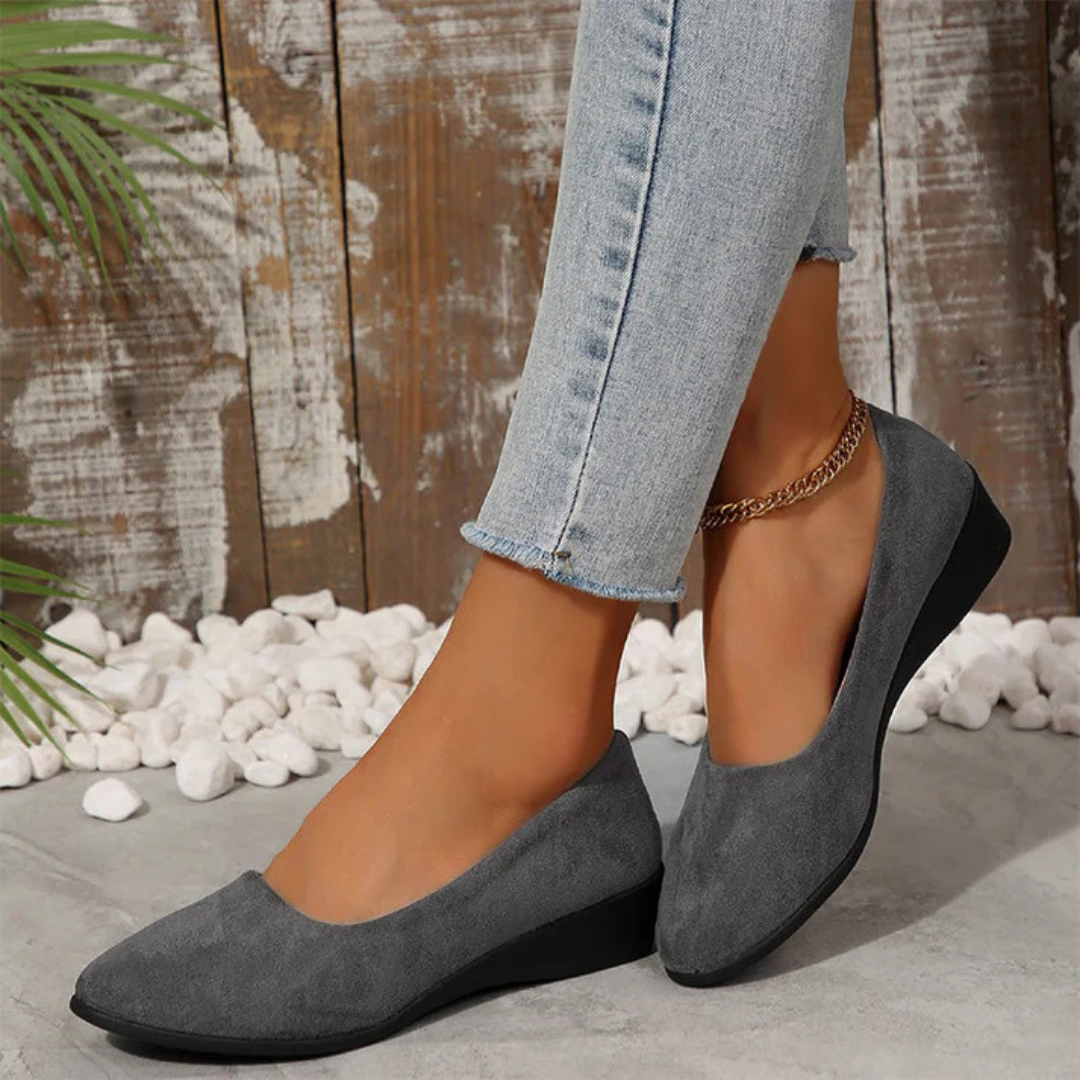 Zapatos de Cuña Mujer Ligeros y Comodos Ajuste Slip-On