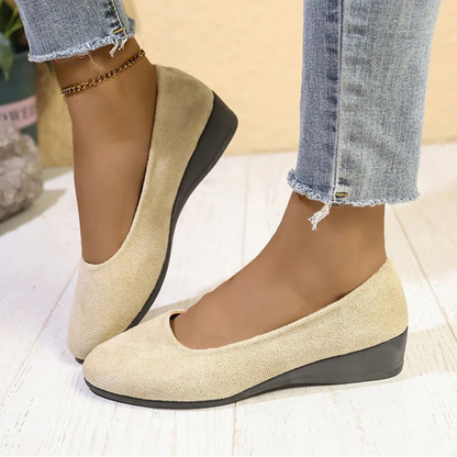Zapatos de Cuña Mujer Ligeros y Comodos Ajuste Slip-On