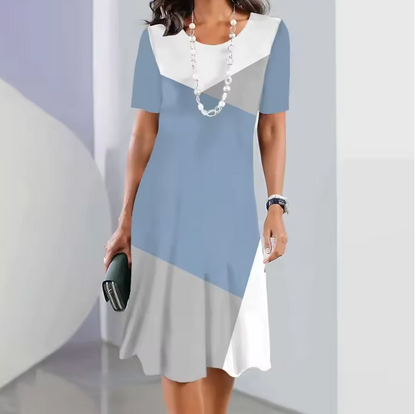 Catalina | Vestido Midi de Corte A Estampado para Mujer 5