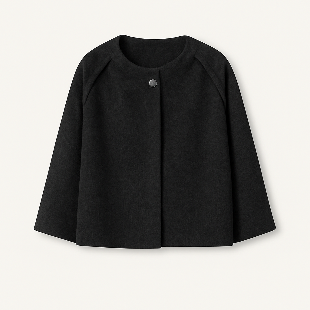 Chaqueta Mujer Corte Recto Cuello Redondo Clásico - Mavetta