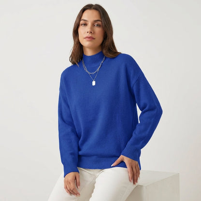 Jersey Mujer Cuello Perkins Suave