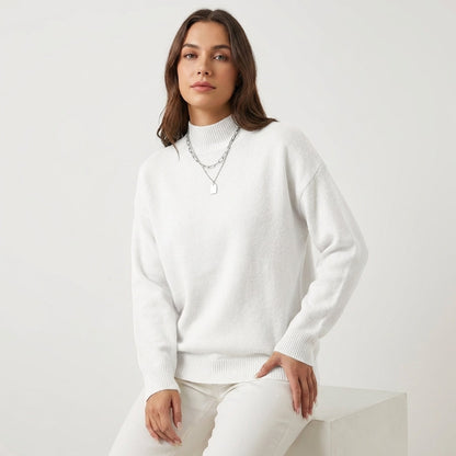Jersey Mujer Cuello Perkins Suave