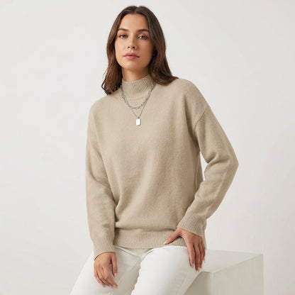 Jersey Mujer Cuello Perkins Suave