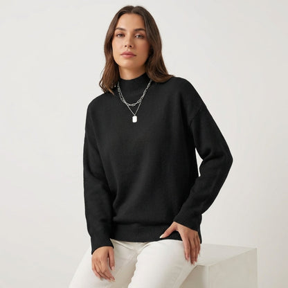 Jersey Mujer Cuello Perkins Suave