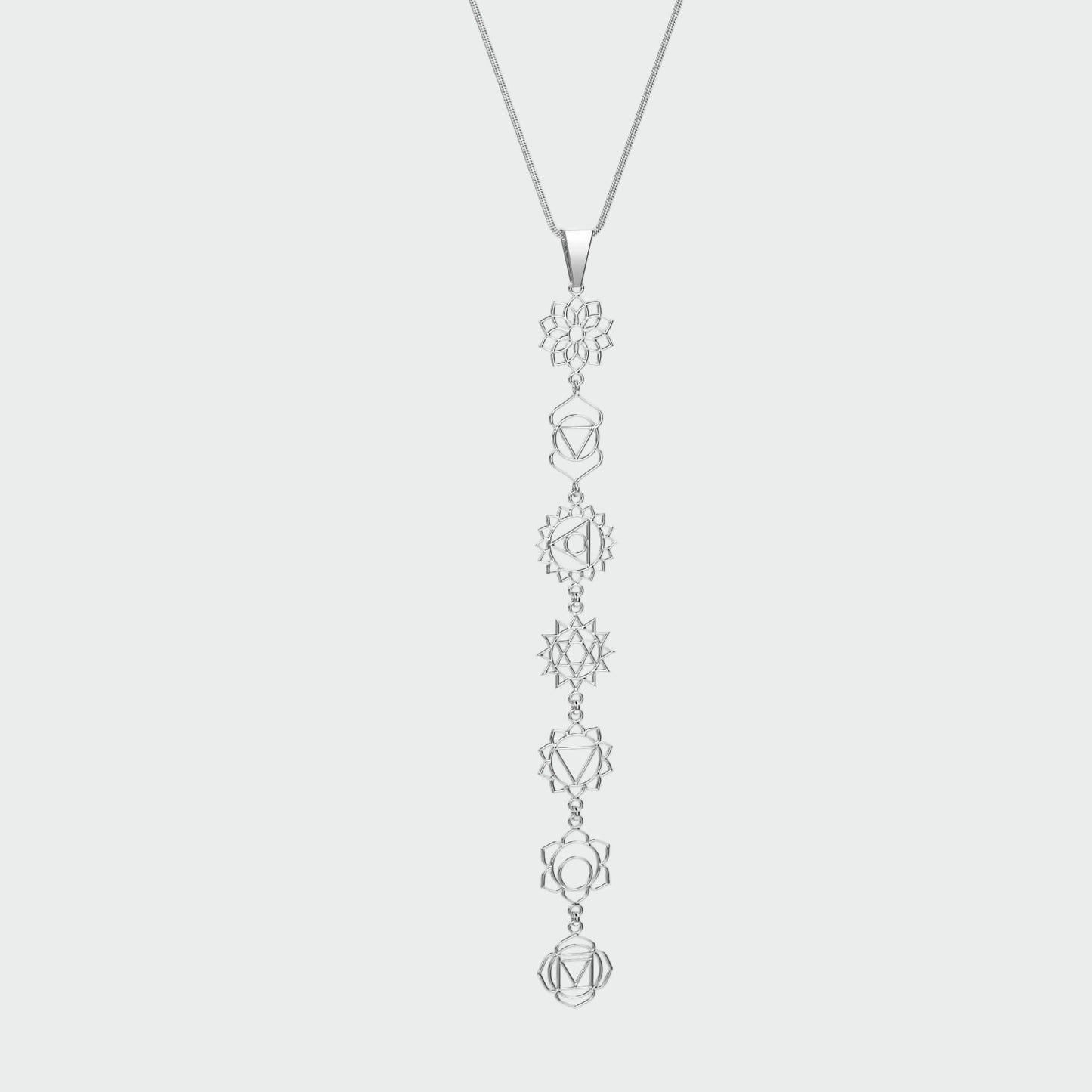 Collar Mujer Acero Joyería Espiritual Ajuste Elegante