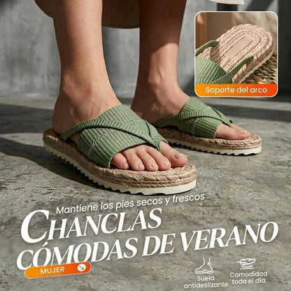 Chanclas Mujer Comodas Veraniegas Ajuste Clasico - Mavetta