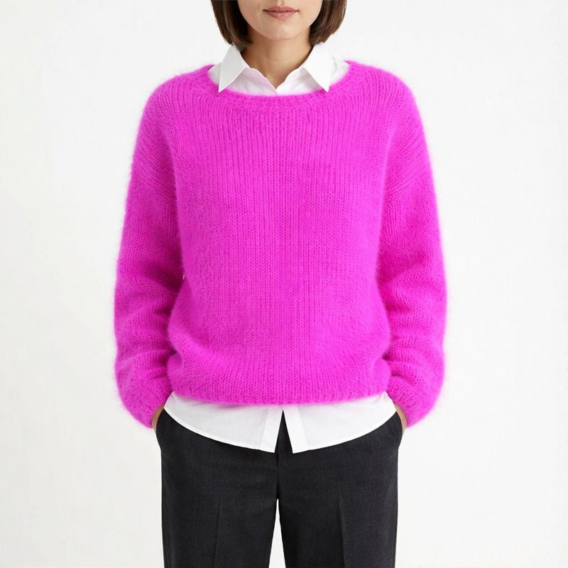 Suéter Mujer Oversized Corte Amplio