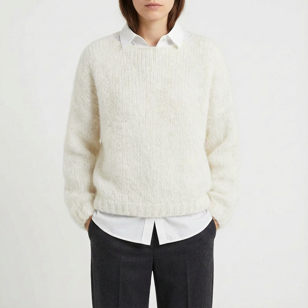 Suéter Mujer Oversized Corte Amplio
