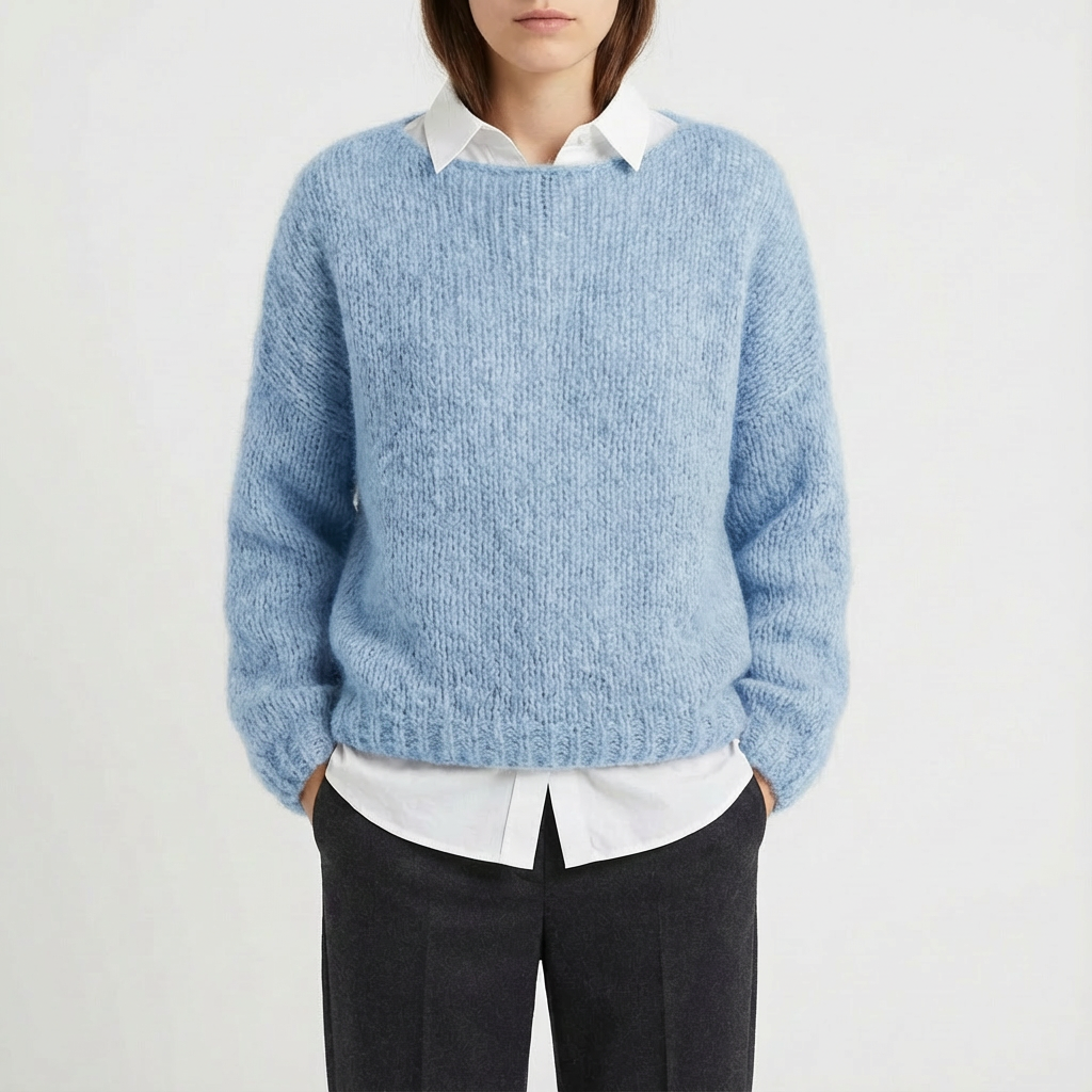 Suéter Mujer Oversized Corte Amplio