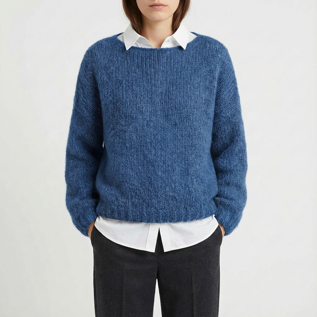 Suéter Mujer Oversized Corte Amplio
