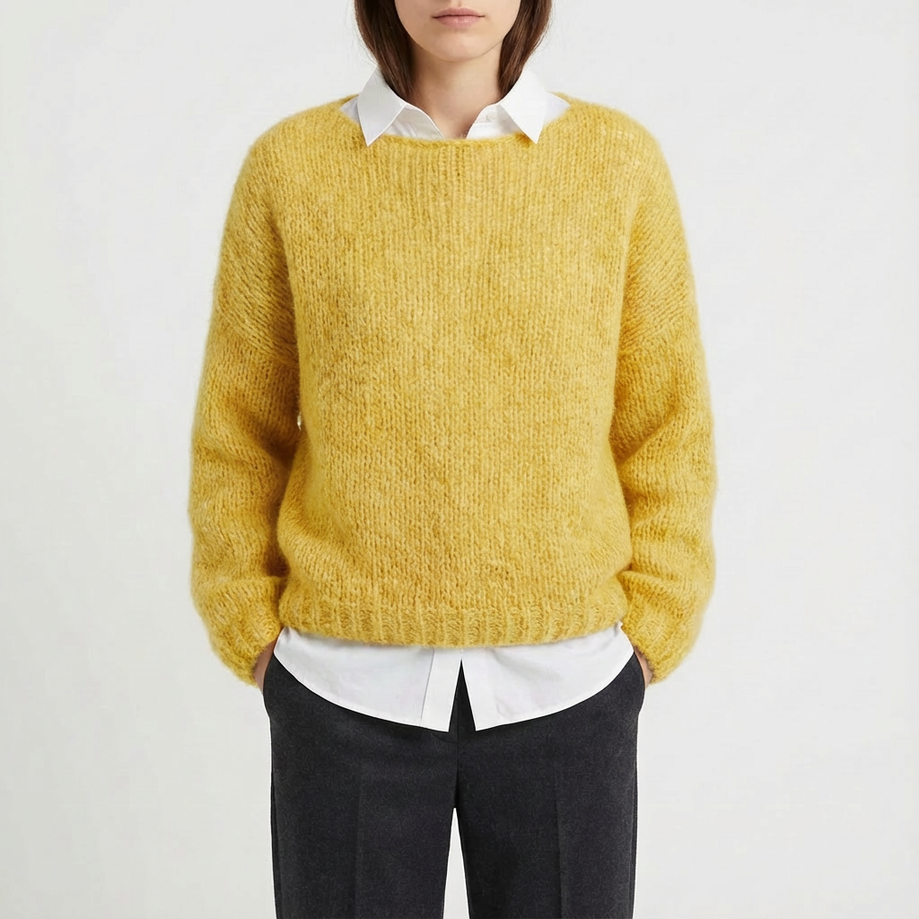 Suéter Mujer Oversized Corte Amplio
