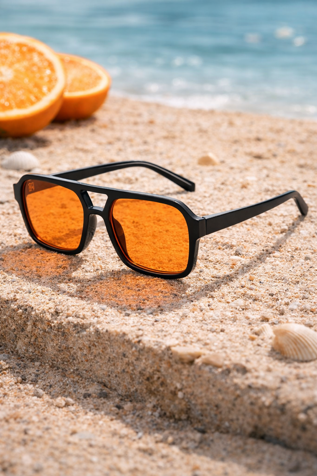 Gafas de Sol Unisex Montura Plástico Ligera Rectangular Protección UV