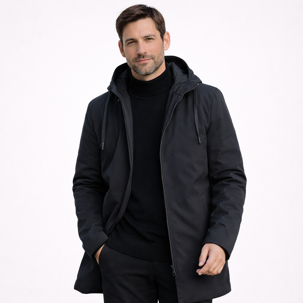 Chaqueta Hombre Invierno Abrigo Largo Estilo Urbano - Mavetta