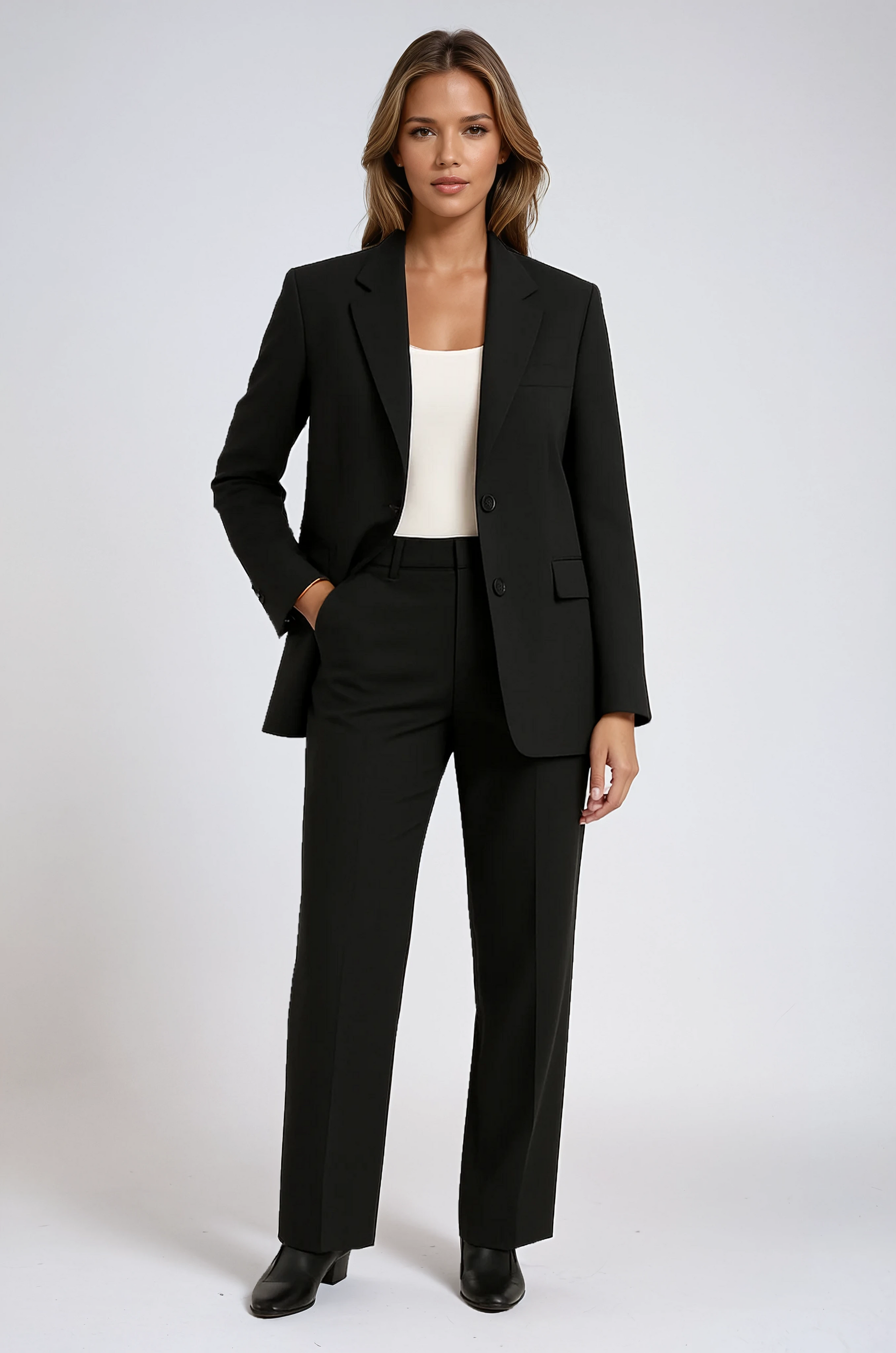Traje Mujer con Blazer y Pantalón a Juego Elegante - Mavetta