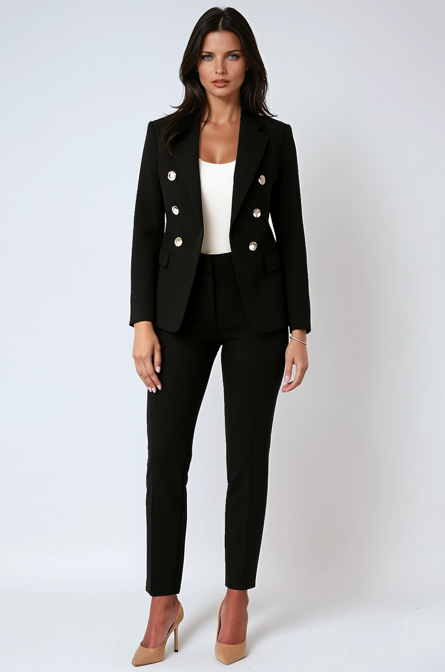Conjunto Mujer Blazer y Pantalón Elegante Ajuste Clásico - Mavetta