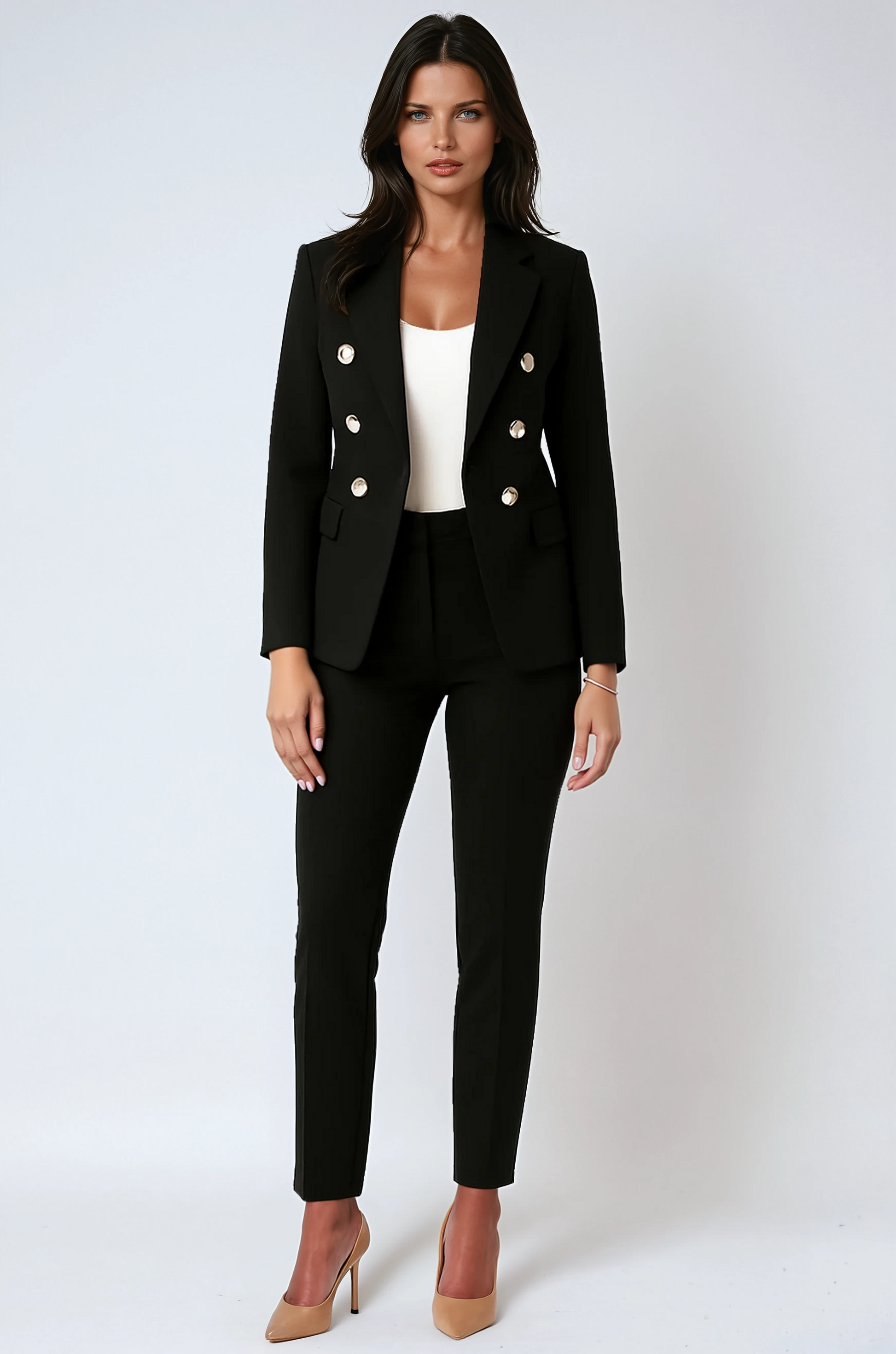 Conjunto Mujer Blazer y Pantalón Elegante Ajuste Clásico - Mavetta