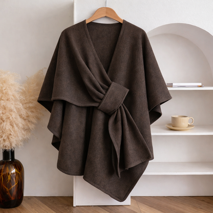 Poncho Bufanda Mujer de Punto Elegante Suave