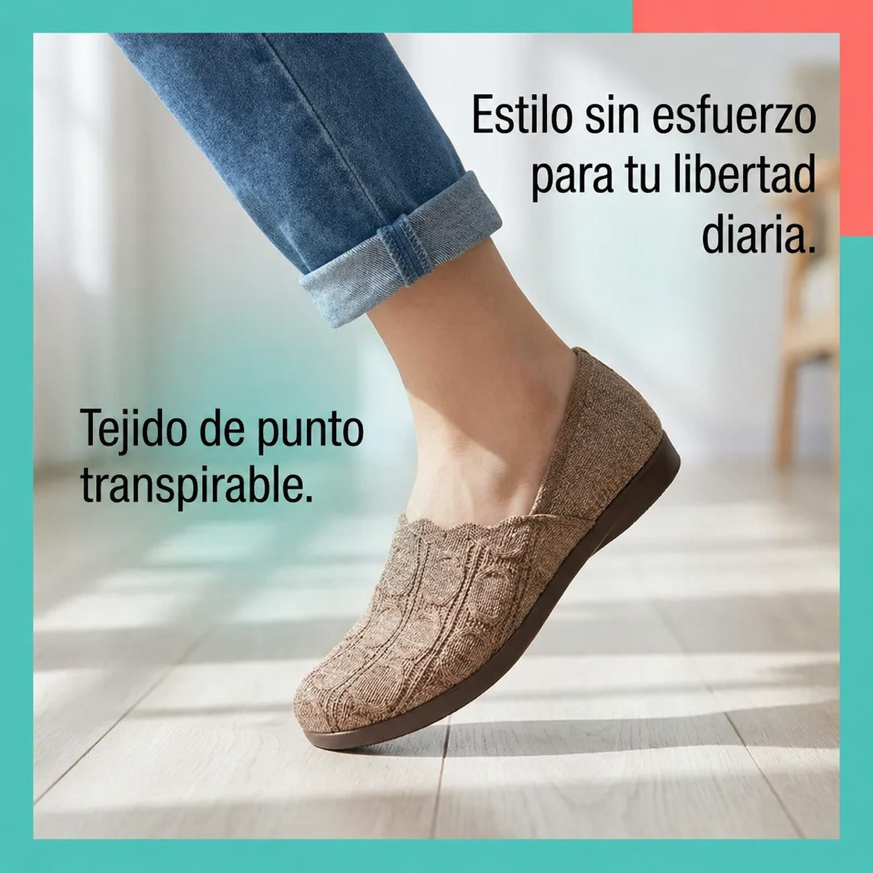 Zapatos Mujer de Tejido Transpirable y Ligero