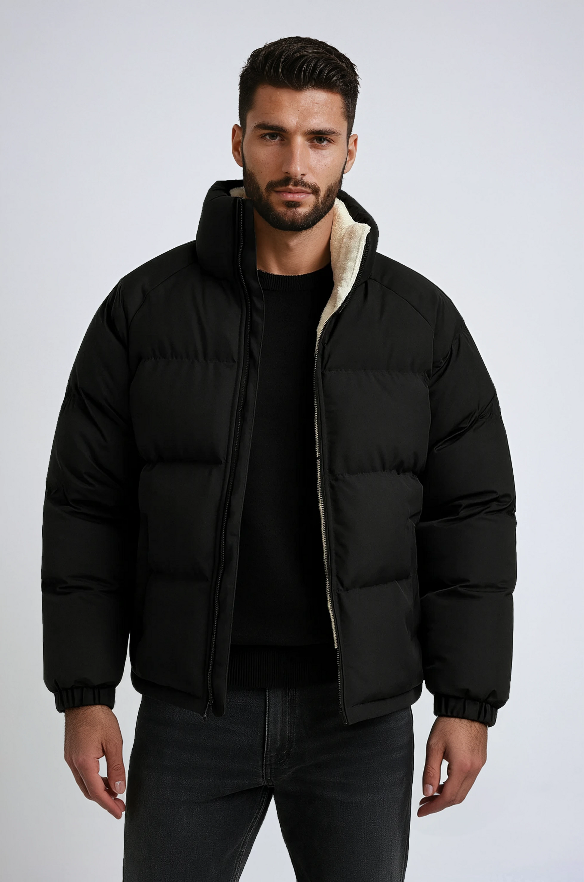 Chaqueta Hombre Acolchada Invierno Forro Polar - Mavetta