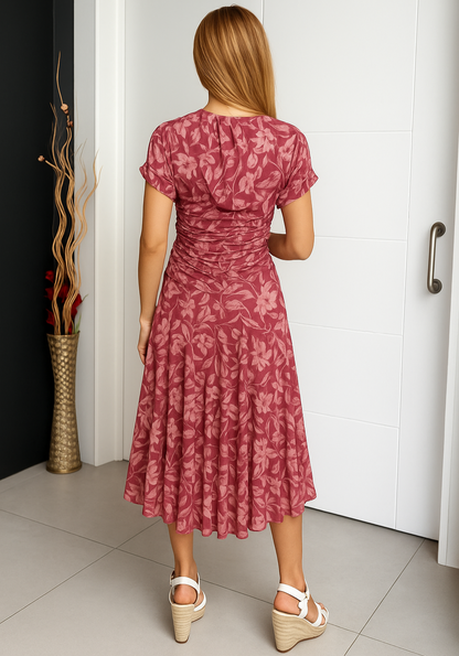 Vestido maxi mujer con caída fluida y estilo elegante