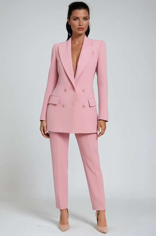 Conjunto Mujer Blazer y Pantalón Elegante Ajuste Clásico - Mavetta