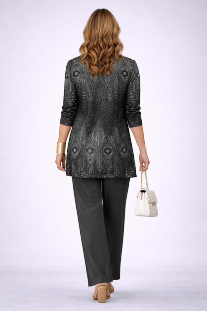 Conjunto Mujer Tres Piezas Comodo Elegante