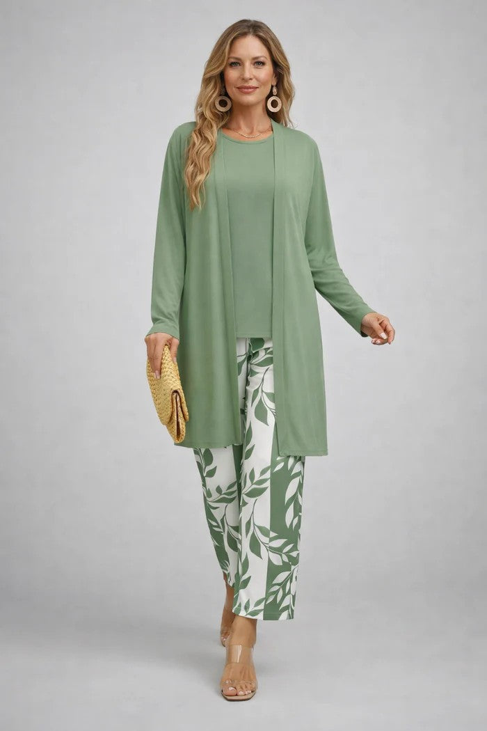 Conjunto Mujer de Tres Piezas Ajuste Clasico