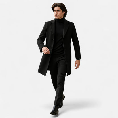 Abrigo Hombre Lana Estilo Business Casual