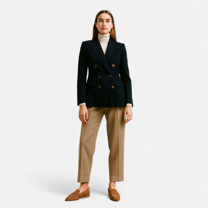 Mocasines Mujer Gamuza Sintética Punta Fina Estilo Retro