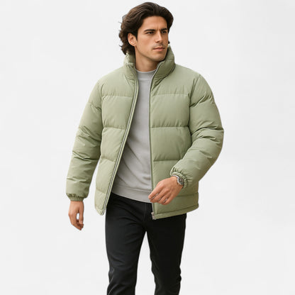 Chaqueta Acolchada Hombre Impermeable Cálida Talla Grande