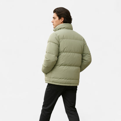 Chaqueta Acolchada Hombre Impermeable Cálida Talla Grande