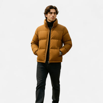 Chaqueta Acolchada Hombre Impermeable Cálida Talla Grande
