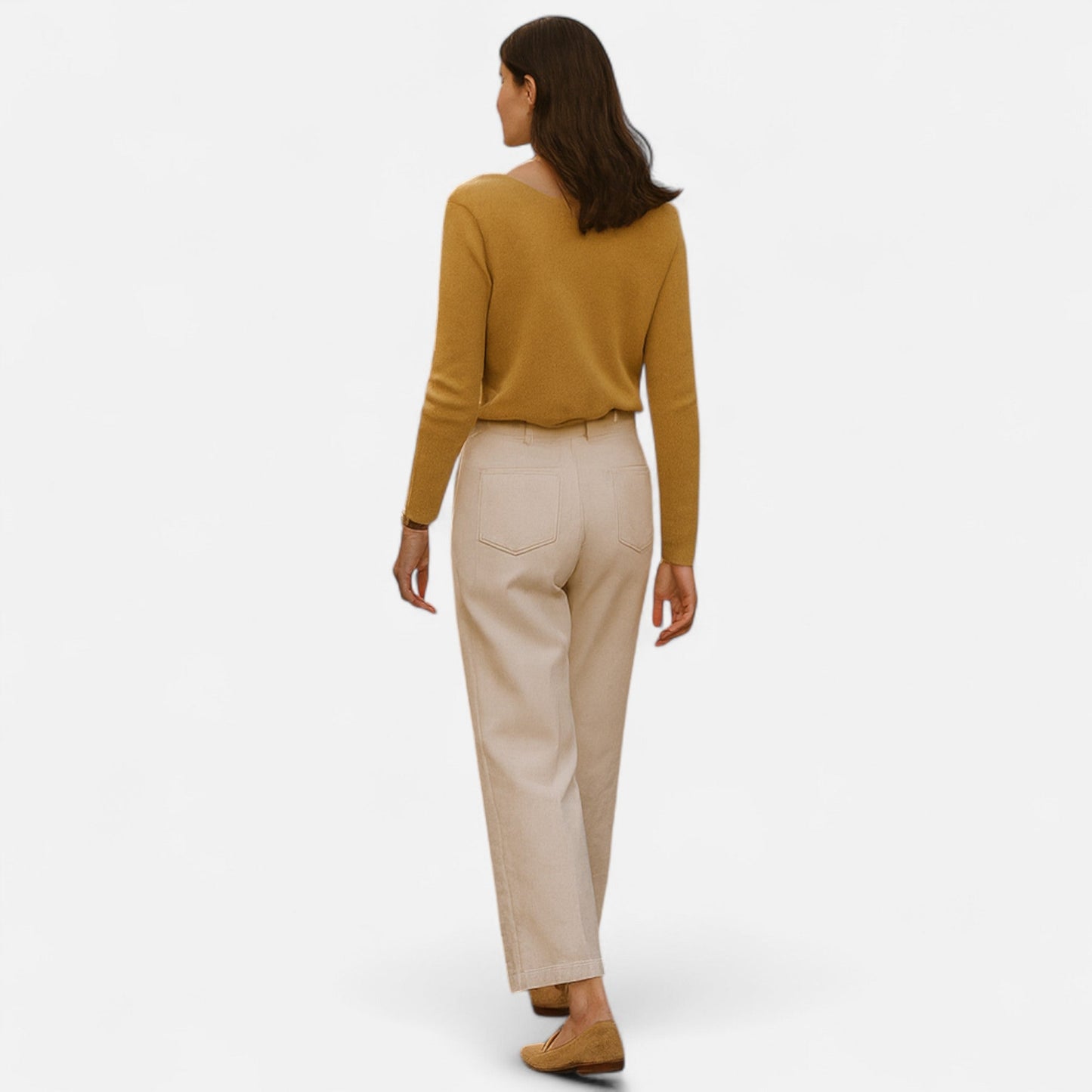 Suéter Mujer de Punto con Botones Detalle Elegante