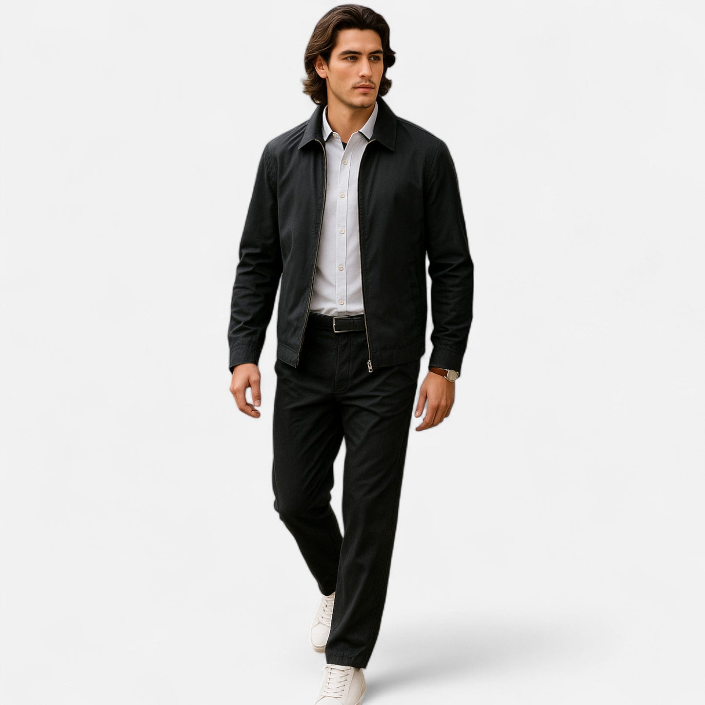 Chaqueta Hombre Business Corte Pulido Primavera