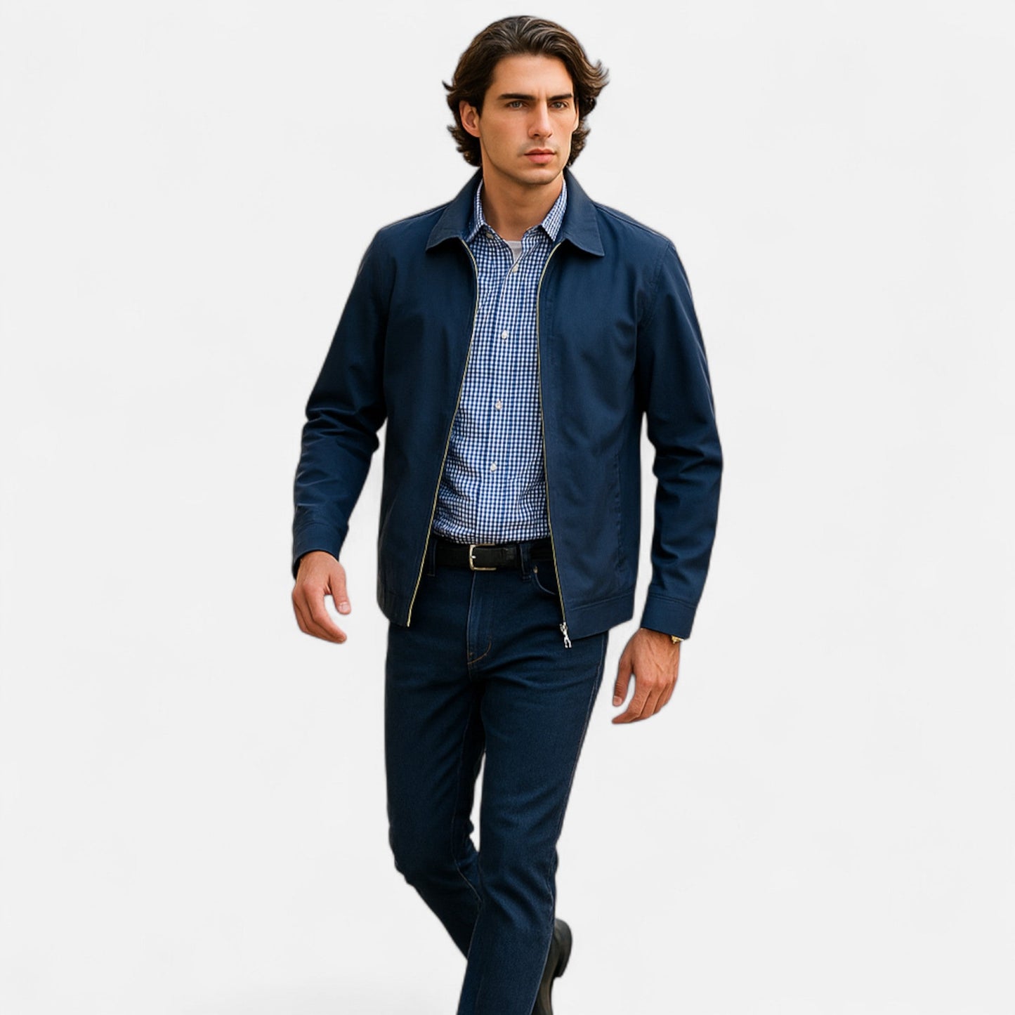 Chaqueta Hombre Business Corte Pulido Primavera