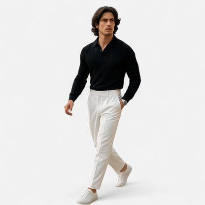 Camisa Polo Hombre Punto Ligero Corte Clasico