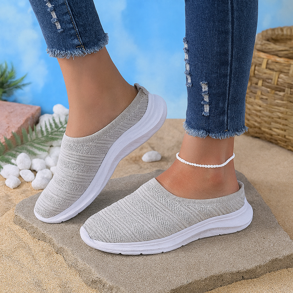 Zapatillas Mujer Sin Cordones Suela Apoyo Diario