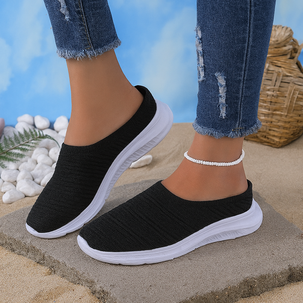 Zapatillas Mujer Sin Cordones Suela Apoyo Diario