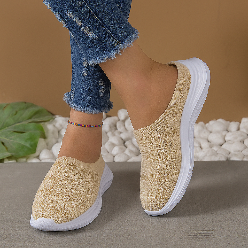 Zapatillas Mujer Sin Cordones Suela Apoyo Diario