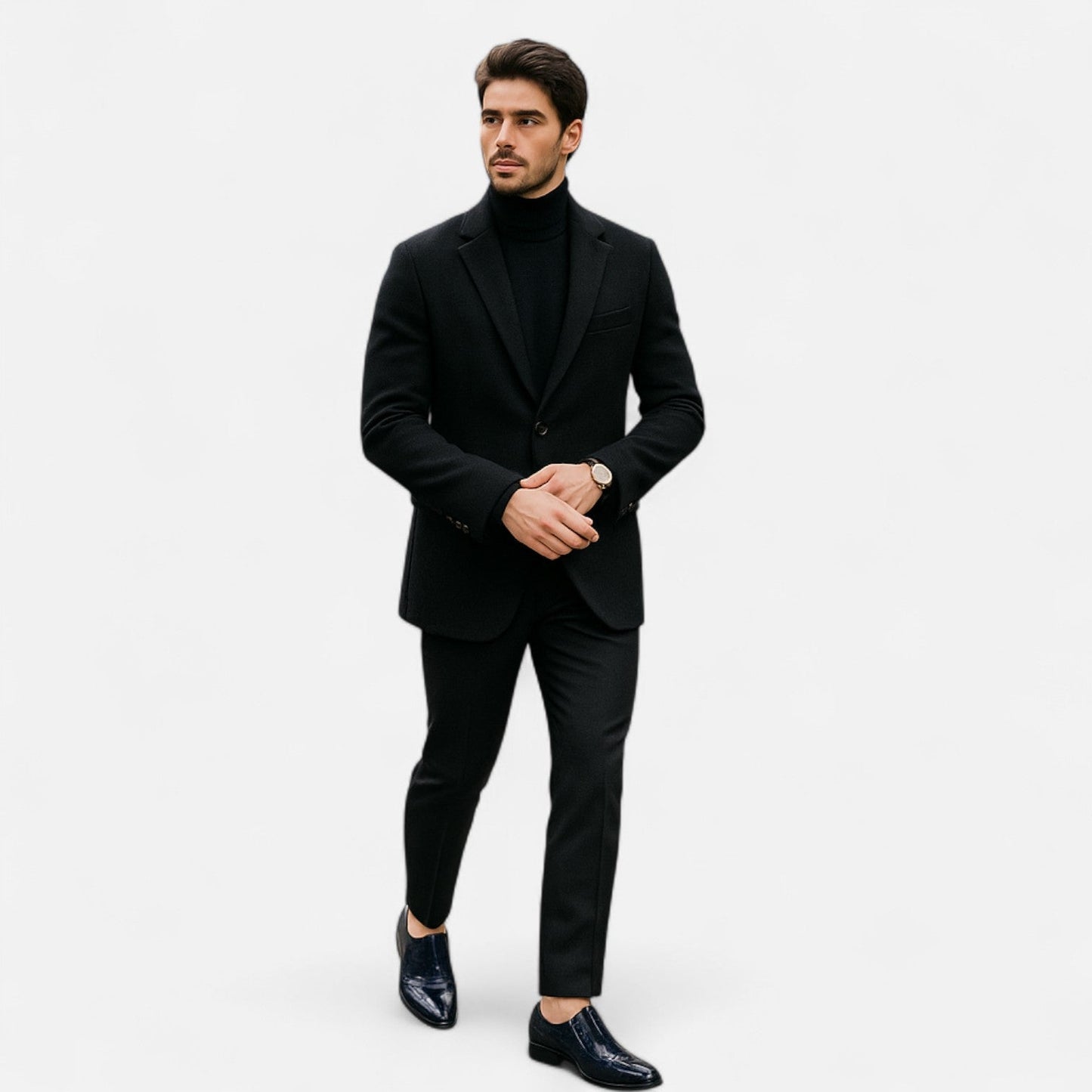 Mocasines Hombre de Cuero Genuino Ajuste Clásico